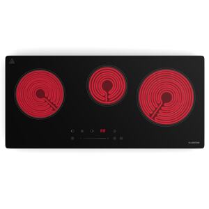 Klarstein CeramEase Slim VTC płyta kuchenna, elektryczna, 3 pola grzewcze, 5,2 kW, dotykowa, minutnik