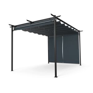 Blumfeldt Pantheon Robust, altana ogrodowa, 3 x 4 m, stal malowana proszkowo, odporność na warunki atmosferyczne, rolety boczne