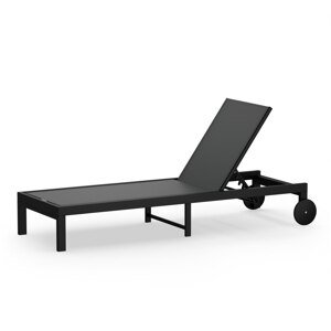 Blumfeldt  Lucca Lounge leżak ogrodowy | maks. obciążenie 120 kg | 5-stopniowa regulacja | hydrofobowa powłoka