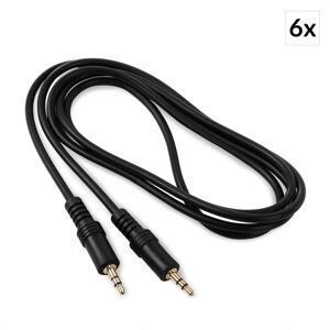 FrontStage 3,5m kabel jack komplet 6 sztuk 1,5m stereo