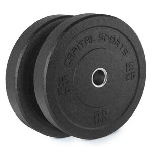 Capital Sports Renit Hi Temp, obciążniki, 50,4 mm, rdzeń aluminiowy, guma 2 x 15 kg