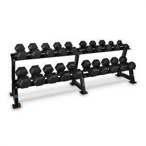 Capital Sports Dumbbell Rack, zestaw stojak 20 miejsc 10 x para hantli