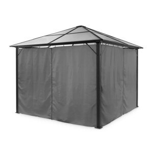 Blumfeldt Pantheon Solid Sky, pawilon z 4 ścianami bocznymi, 3 x 3 m, poliwęglan, aluminium