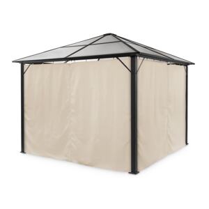 Blumfeldt Pantheon Solid Sky, pawilon z 4 ścianami bocznymi, 3 x 3 m, poliwęglan, aluminium