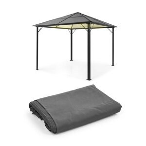 Blumfeldt Pantheon Solid Sky Ambient Solar, pawilon, 3 x 3 m, oświetlenie solarne