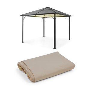 Blumfeldt Pantheon Solid Sky Ambient Solar, pawilon, 3 x 3 m, oświetlenie solarne