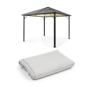 Blumfeldt Pantheon Solid Sky Ambient Solar, pawilon, 3 x 3 m, oświetlenie solarne