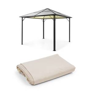 Blumfeldt Pantheon Solid Sky Ambient Solar, pawilon, 3 x 3 m, oświetlenie solarne