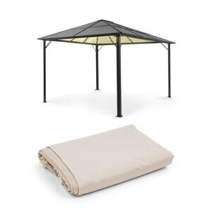 Blumfeldt Pantheon Solid Sky Ambient Solar, pawilon, 3 x 4 m, oświetlenie solarne