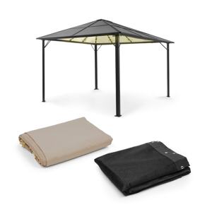 Blumfeldt Pantheon Solid Sky Ambient Solar, pawilon, 3 x 4 m, oświetlenie solarne