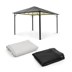 Blumfeldt Pantheon Solid Sky Ambient Solar, pawilon, 3 x 4 m, oświetlenie solarne